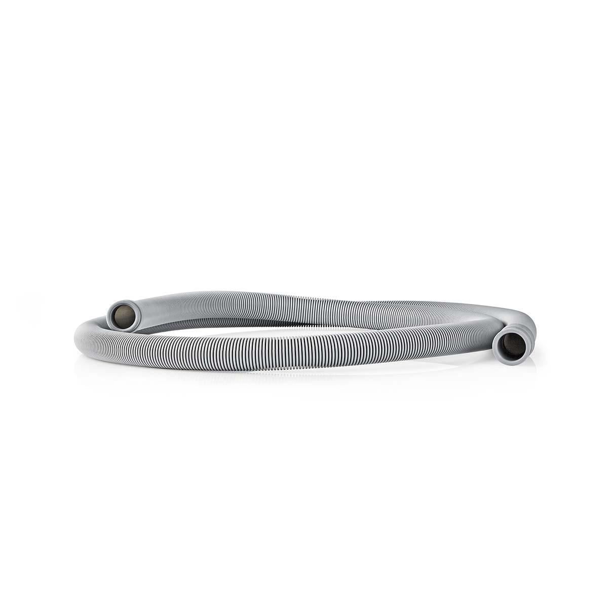 Nedis Outlet Hose | 21 mm | 19 mm | 1.5 Bar | 90 °C | 2.50 m | Application: Dish / Washing Machine | Grey