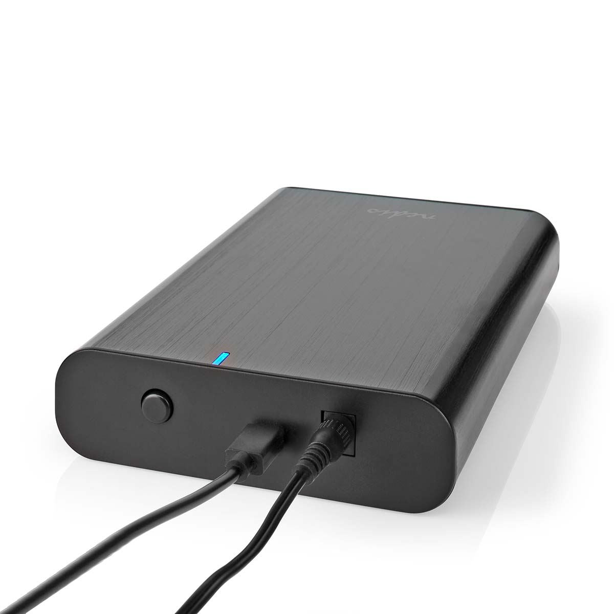 Nedis Hard Disk Enclosure | 3.5 " | USB 3.1 Gen1 | USB Type-A / USB Type-C™ | Notebook / PC | Aluminium