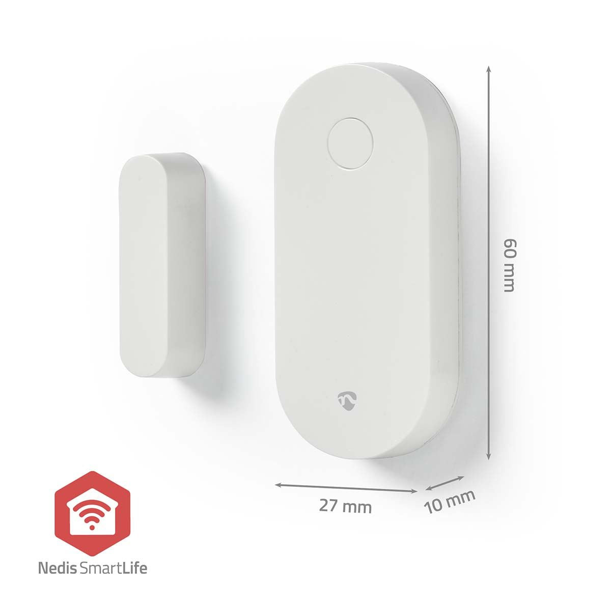 Nedis SmartLife Door Window Sensor | Zigbee 3.0 | Battery Powered | Android™ / IOS | White