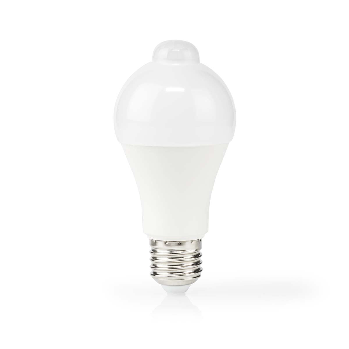 Nedis LED Bulb E27 | A60 | 4.9 W | 470 lm | 3000 K | White | Retro Style | Frosted | Motion detection | 1 pcs