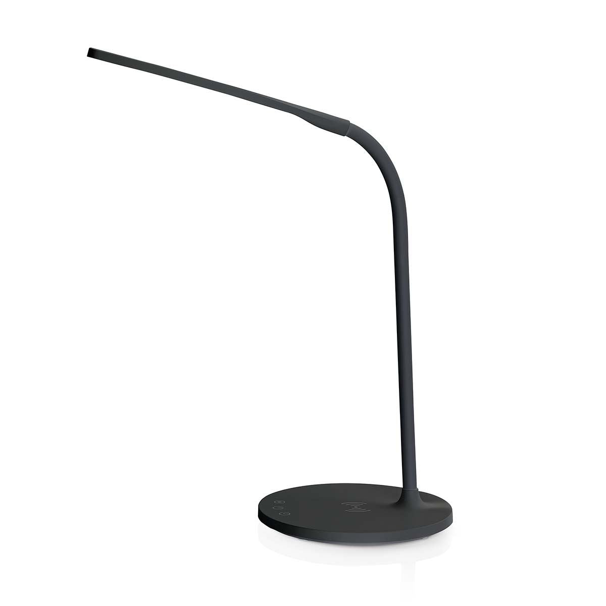 Nedis LED Lamp with Wireless Charger | Dimmer - On Product | LED / Qi | 15 W | With dimming | Cool White / Natural White / Warm White | 2700 - 6500 K