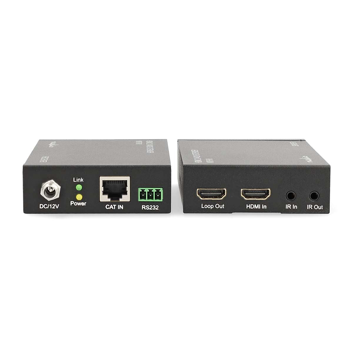 Nedis HDMI™ Extender | Over Cat6 | up to 60.0 m | 4K@60Hz | 18 Gbps | Metal | Anthracite