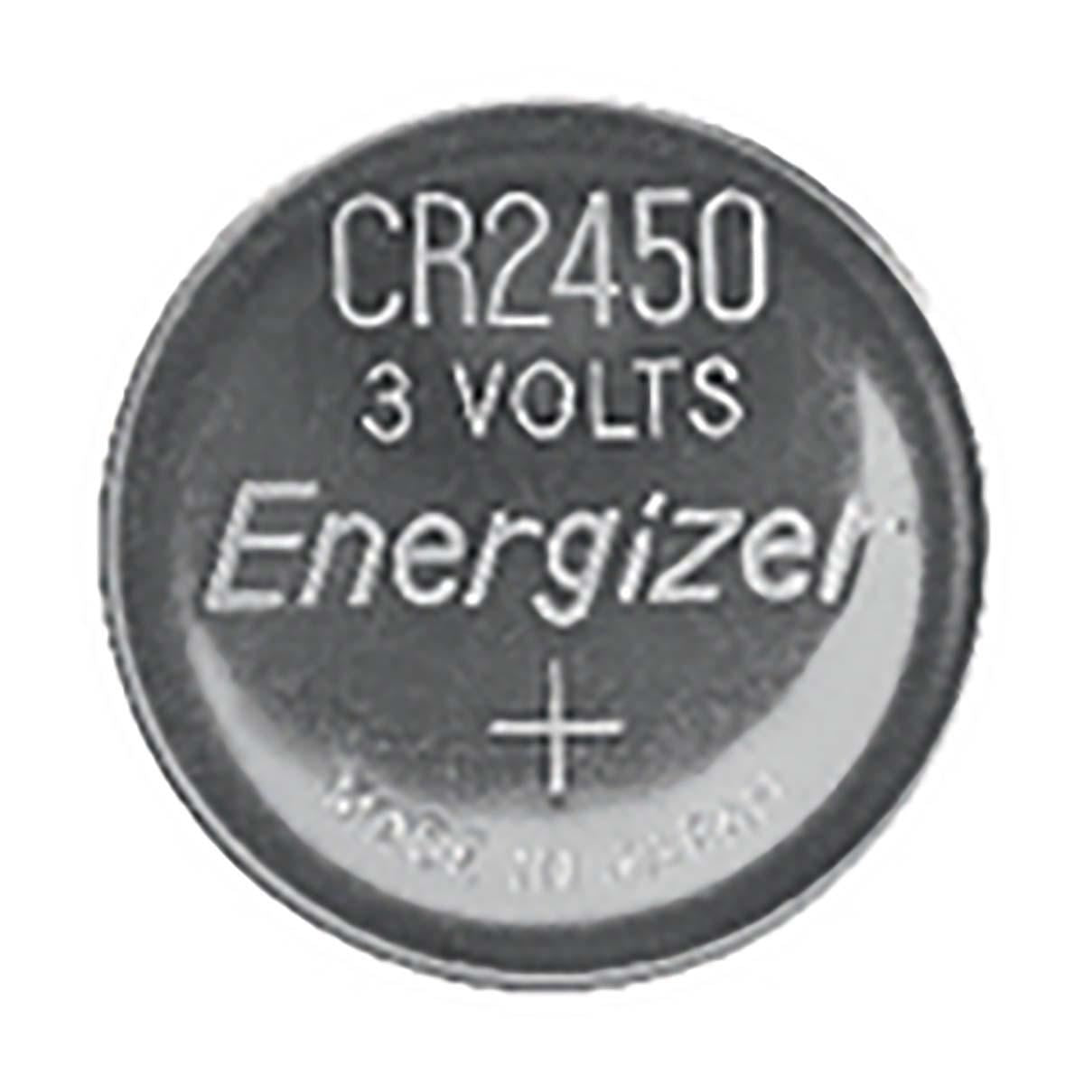 Energizer Lithium Button Cell Battery CR2450 | 3 V DC | 620 mAh | 2-Blister | Silver
