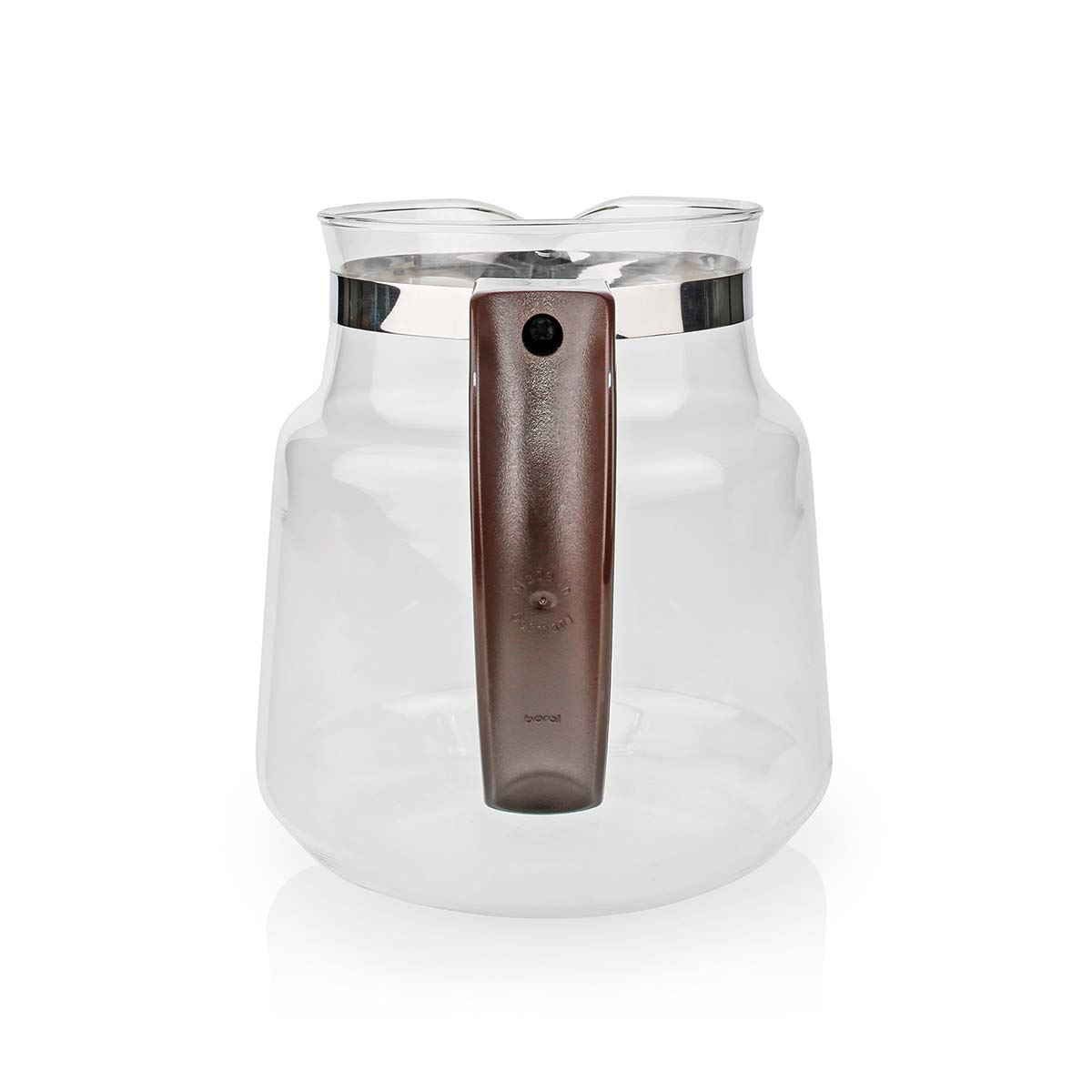 Nedis Glass Coffee Jug | Compatible with: Moccamaster K / KB/ 1 0PL / Excellent 10S | 1.2 l | Brown