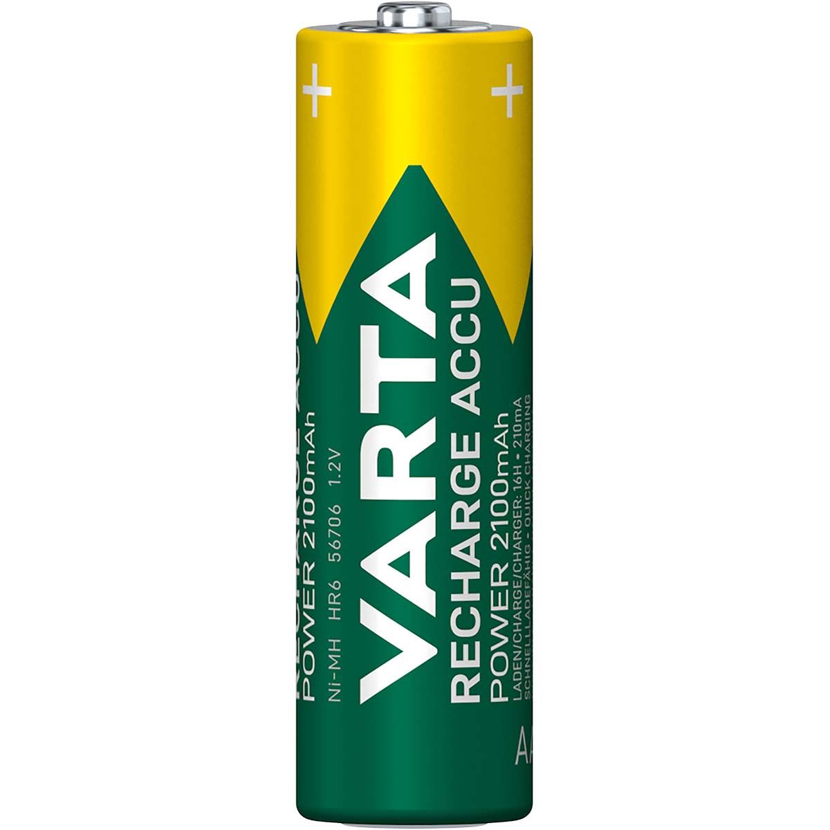 Varta Varta Rechargeable NiMH Batteries AA 1.2 V 2100 mAh 4x AA + 2x AAA 800 mAh