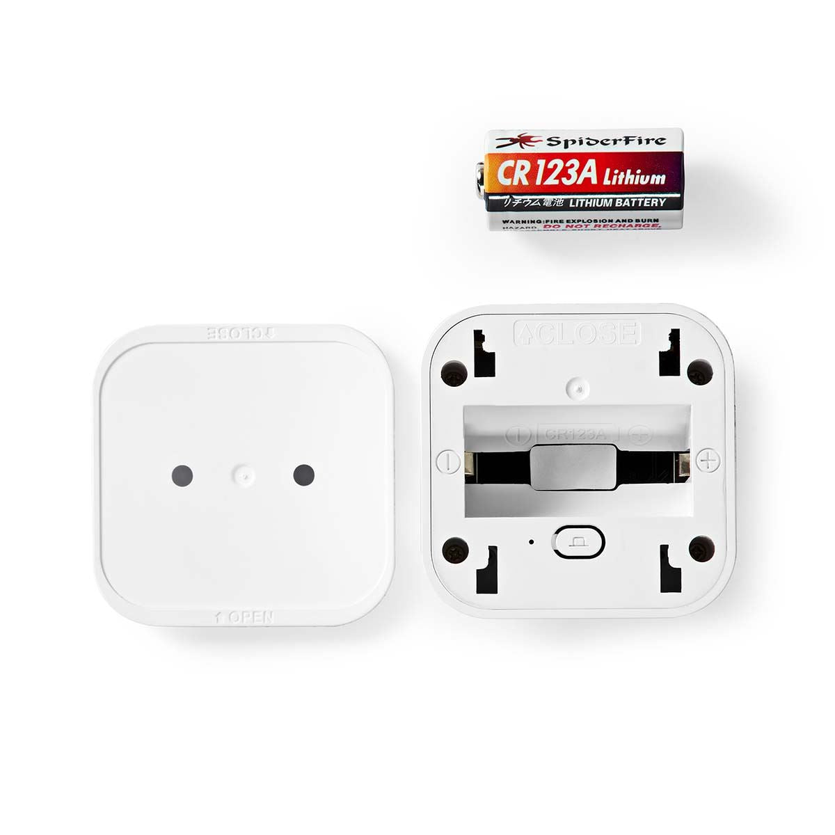 Nedis SmartLife Motion Sensor | Zigbee 3.0 | Battery Powered / USB Powered | Detector angle: 100 ° | Detector range: 7 m | Max. battery life: 24 Months | White