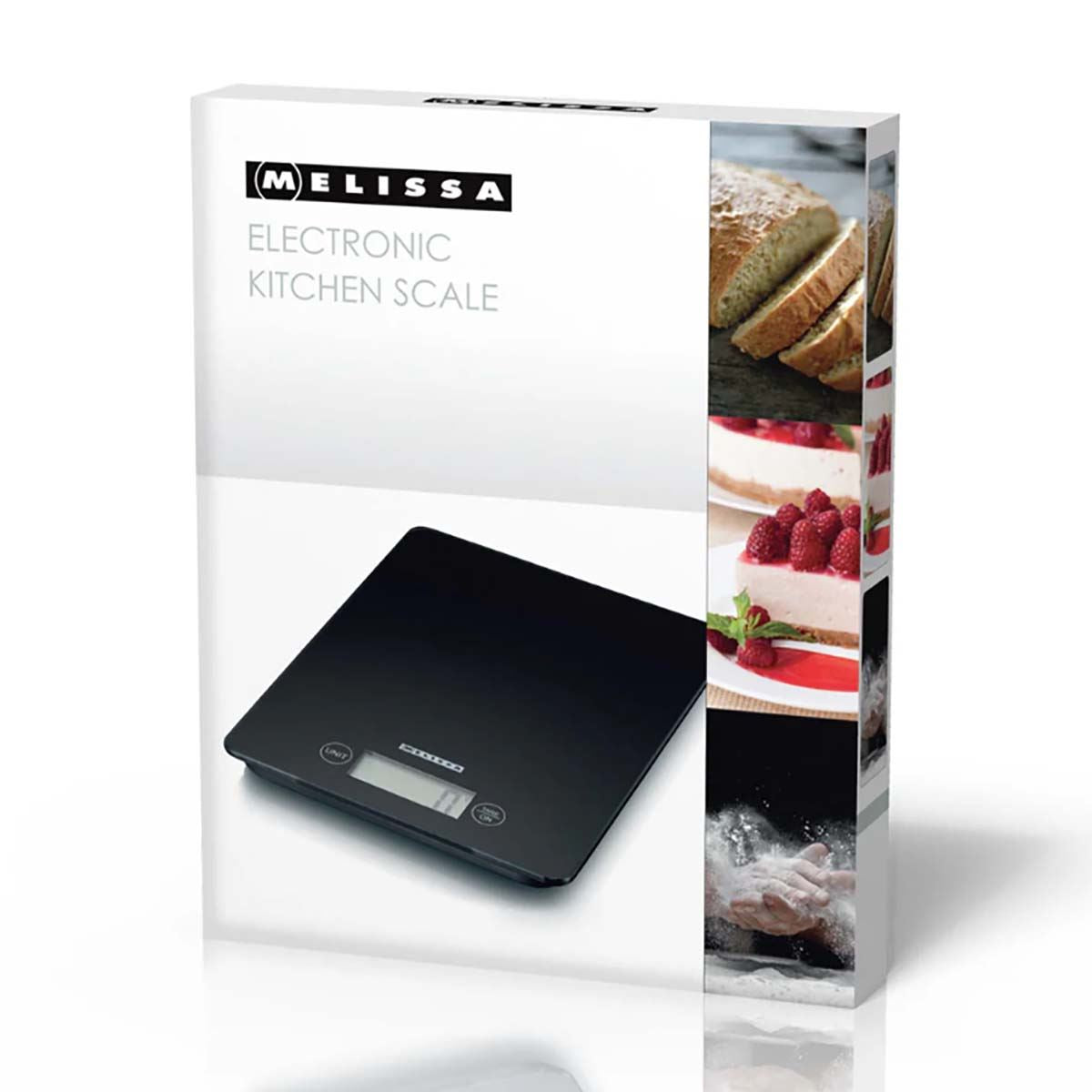 MELISSA Electronic Kitchen Weighing Scales | 5kgs | Black