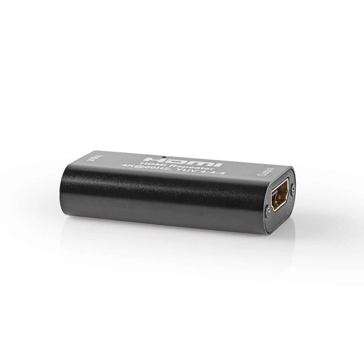 Nedis HDMI™ Repeater | 40.0 m | 4K@60Hz | 18 Gbps | Metal | Anthracite