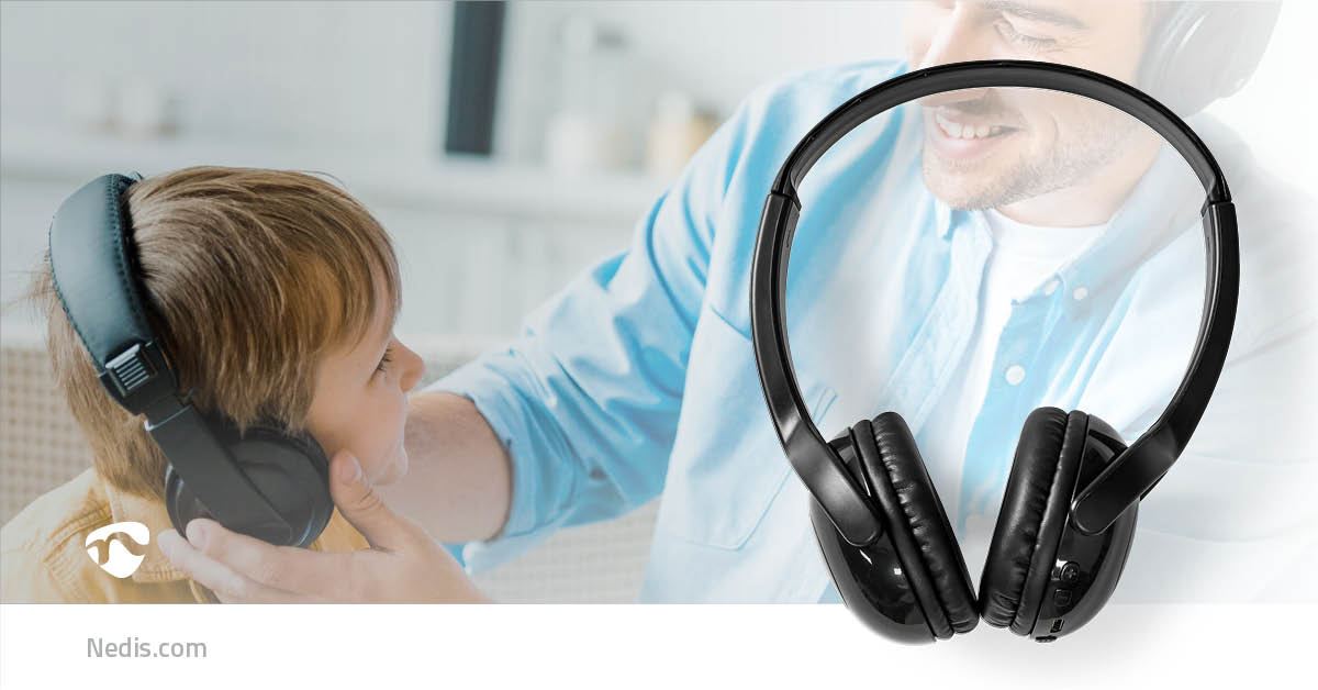 Nedis Wireless On-Ear Headphones | Maximum battery play time: 8 hrs | Built-in microphone | Press Control | Voice control support | Volume control