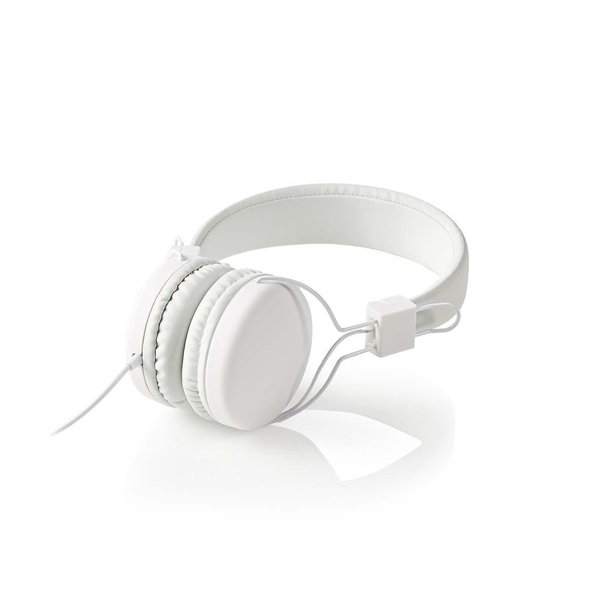 Nedis On-Ear Wired Headphones | 3.5 mm | Cable length: 1.20 m | White