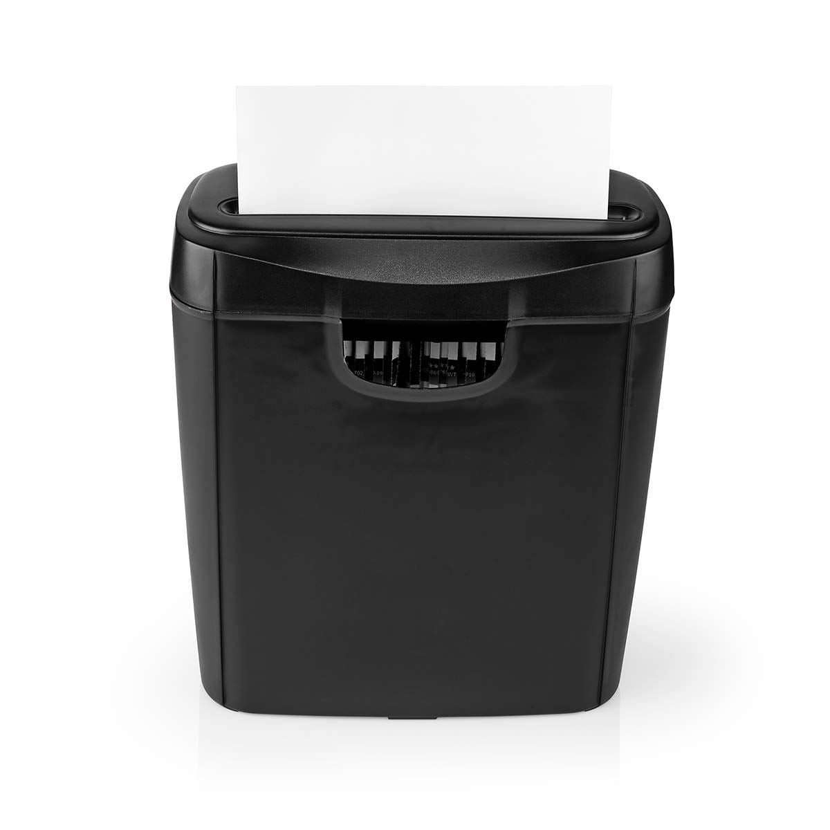 Nedis Paper Shredder | Strip Cut | 6x A4 pages | 10 l | Safety standard: DIN 2 | 190 W | Black