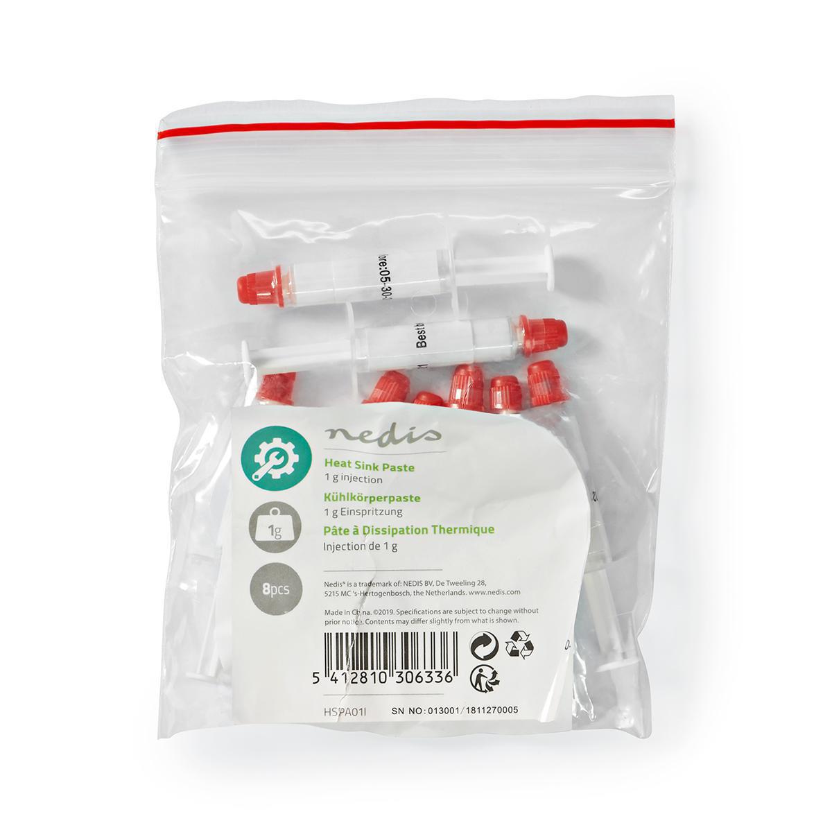Nedis Heat Sink Paste | Syringe | 8 pcs
