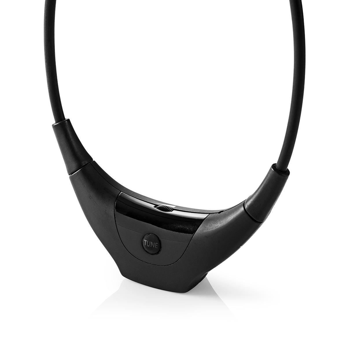 Nedis Wireless TV Headphones | RF | In-Ear | Maximum battery play time: 4.5 hrs | 35 m | Digital Audio | Charging dock | Balance control | Black