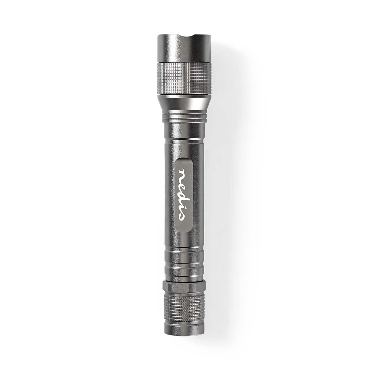 Nedis LED Torch | Battery Powered | 4,5 V | 3 W | 2x AA | Batteries included | Rated luminous flux: 150 lm | Light range: 120 m | Beam angle: 46.1 ° | 10000 Switching Cycles