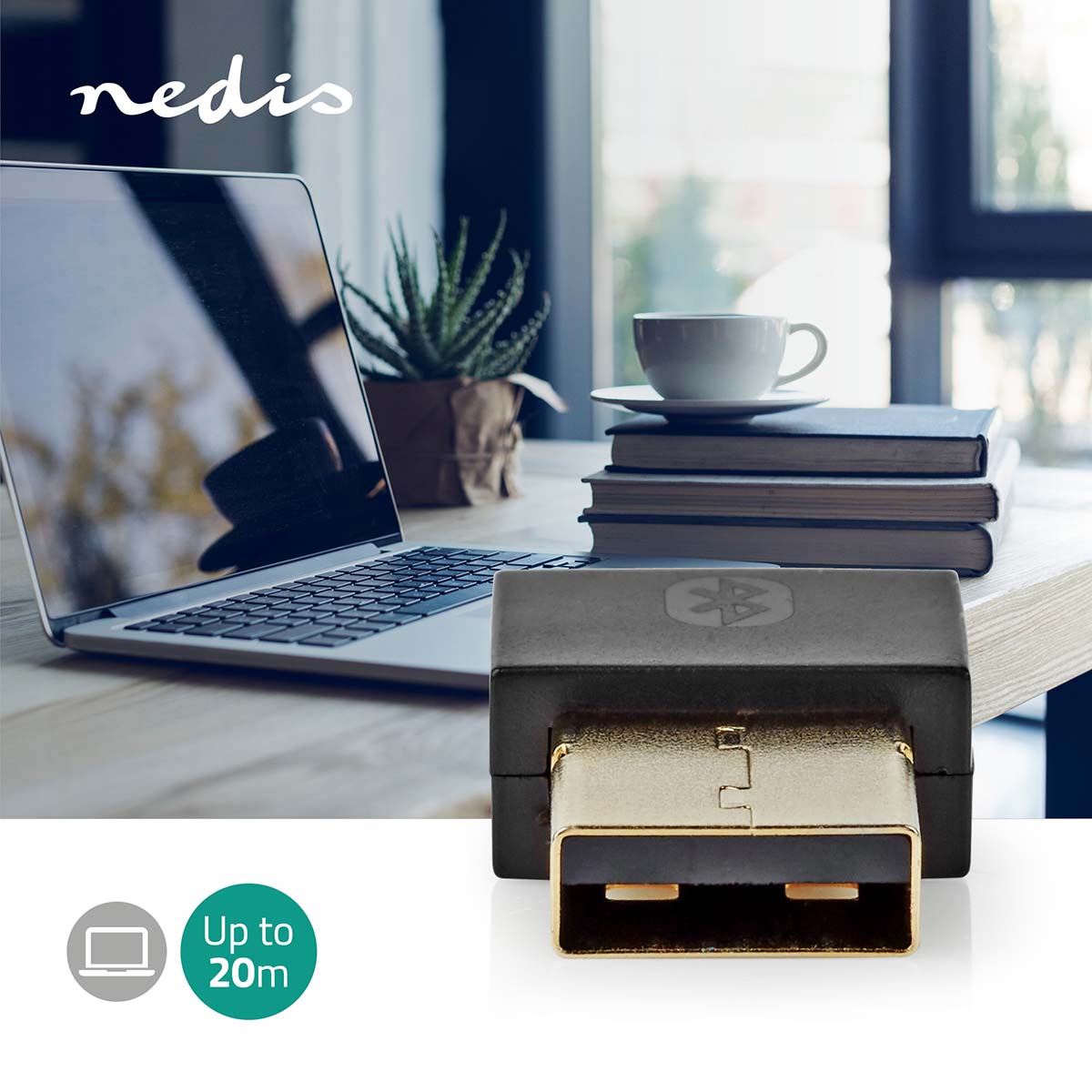 Nedis Bluetooth® Dongle | 5.1 | Bluetooth / USB | 20 m