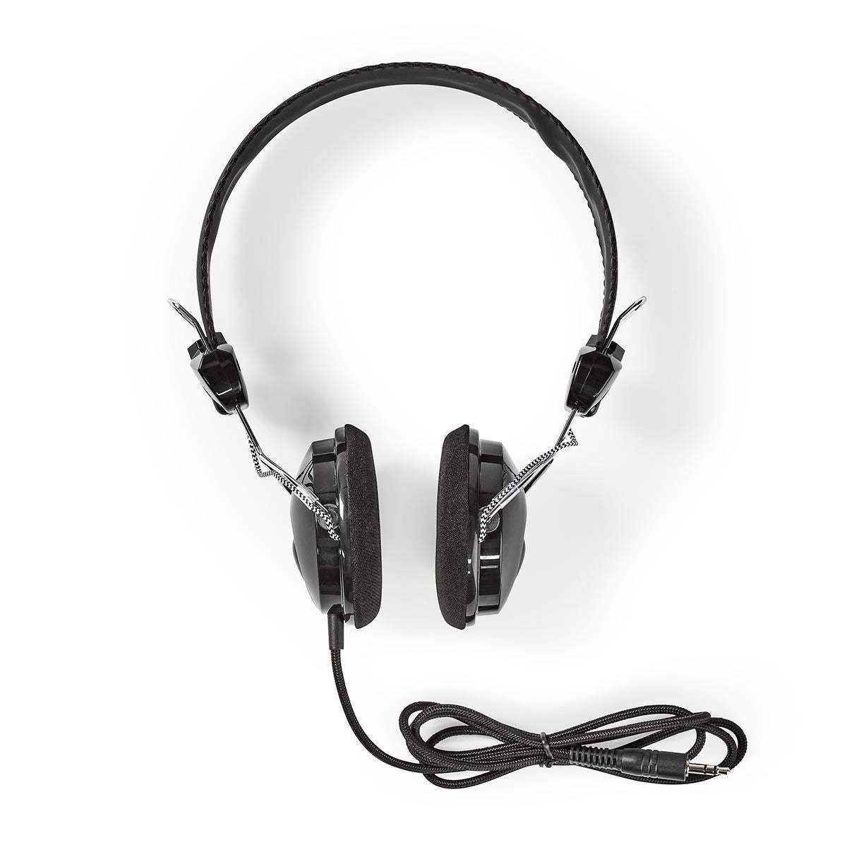 Nedis On-Ear Wired Headphones | 3.5 mm | Cable length: 1.10 m | Black