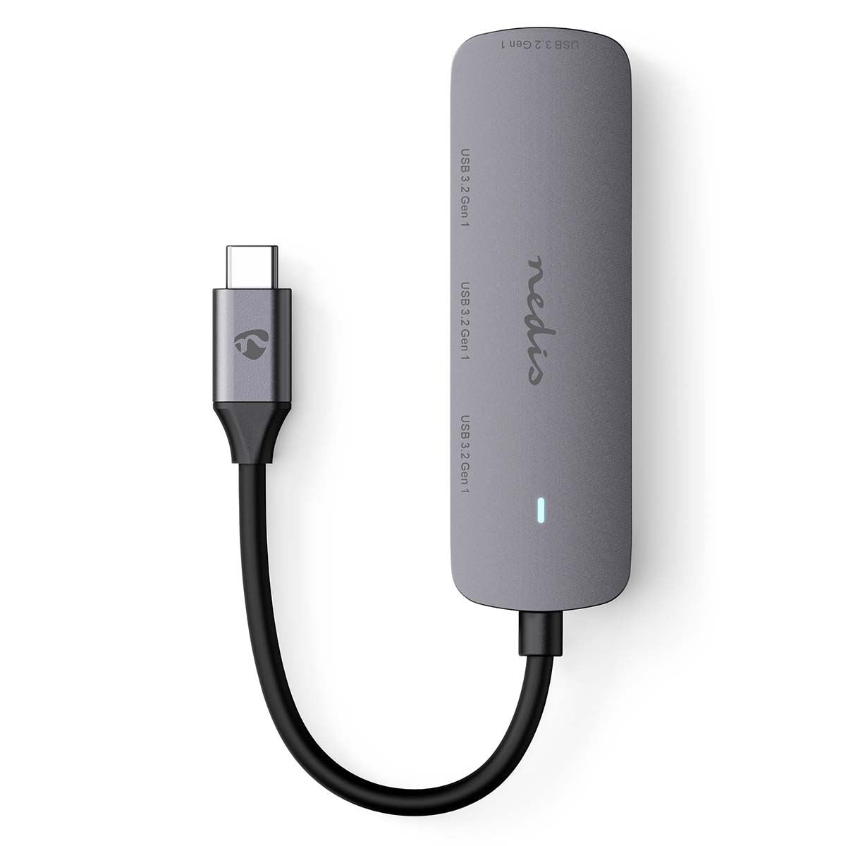Nedis USB Hub | 1x USB-C™ | 4x USB A Female | 4 port(s) | USB 3.2 Gen 1 | USB Powered | 5 Gbps