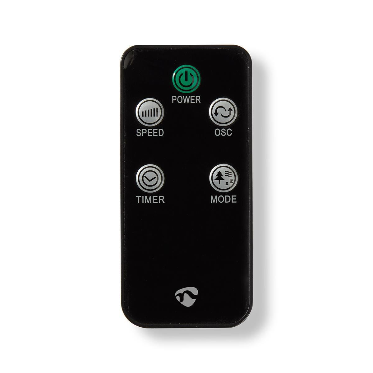 Nedis Tower Fan | 3-Speed | Oscillation | 50 W | Remote control | Black / White