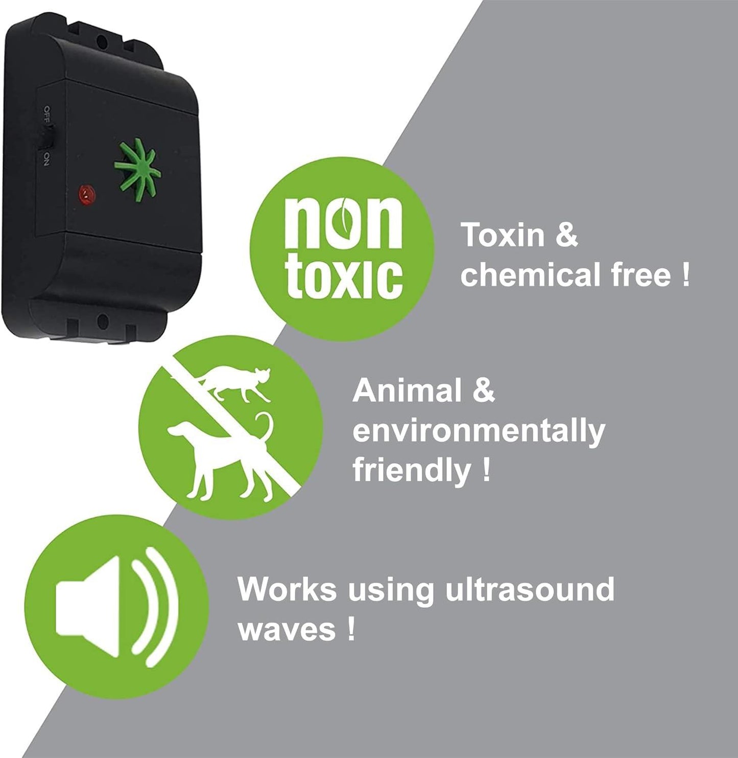 Isotronic Dog and Cat Repellent | 18 - 32 kHz | Outdoor