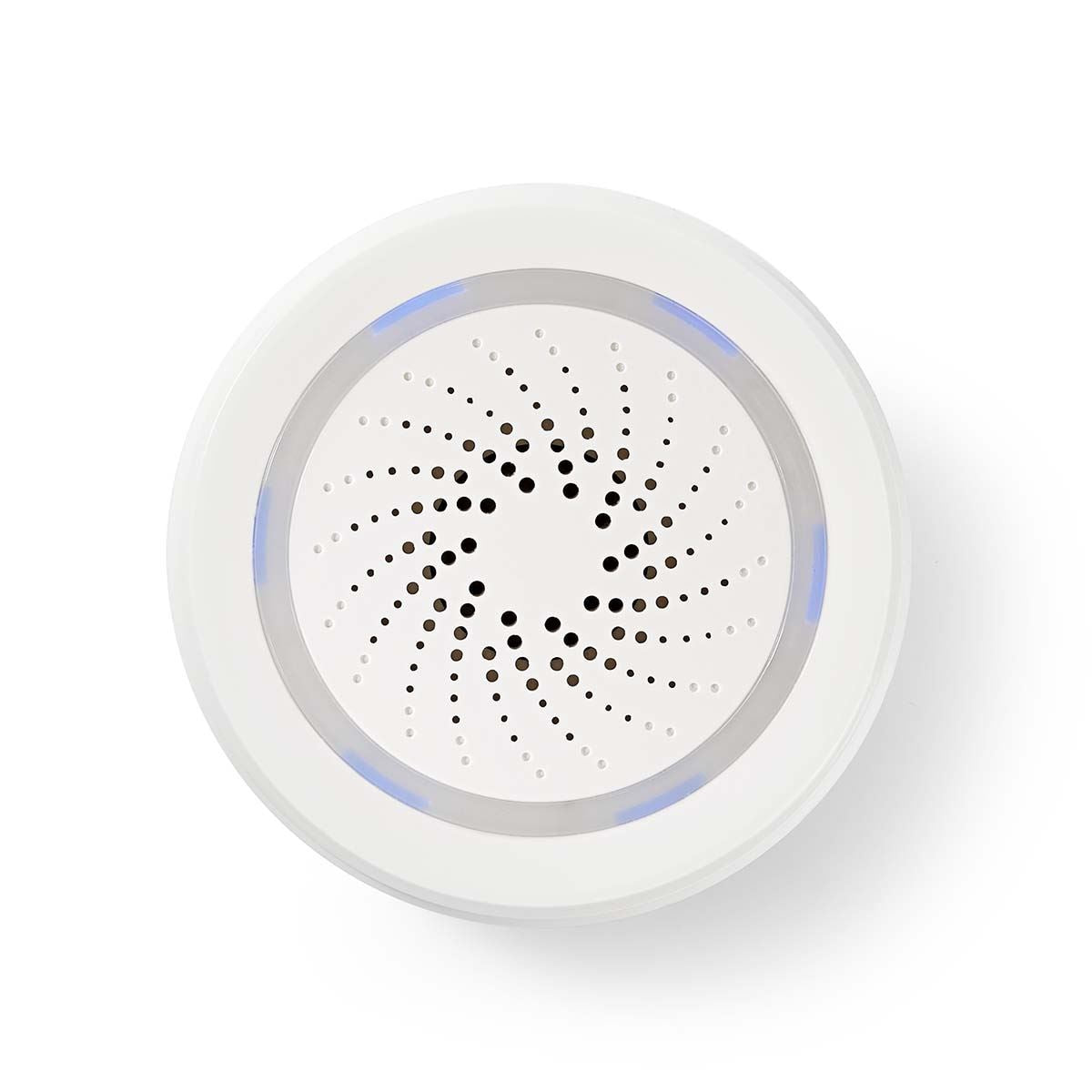 Nedis SmartLife Siren | Wi-Fi | Mains Powered | 8 Sounds | 85 dB | Android™ / IOS | White