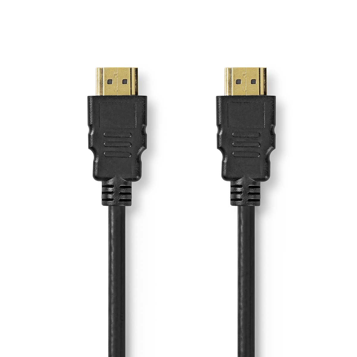 Nedis Ultra High Speed HDMI™ Cable | HDMI™ Connector | HDMI™ Connector | 8K@60Hz | 48 Gbps | 2.00 m | Round | 6.5 mm | Black | Envelope