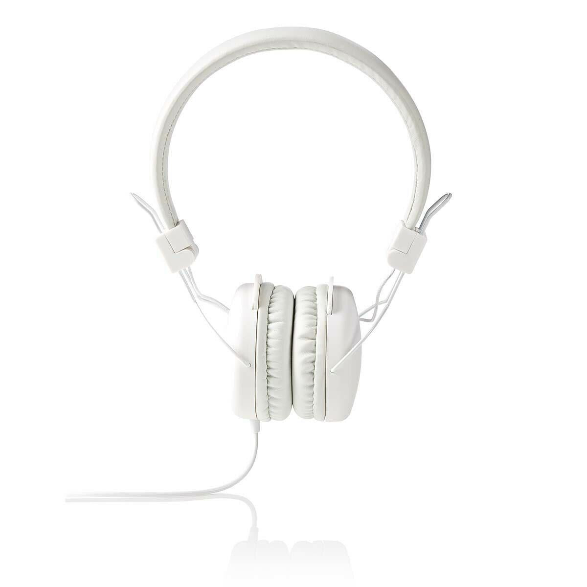 Nedis On-Ear Wired Headphones | 3.5 mm | Cable length: 1.20 m | White