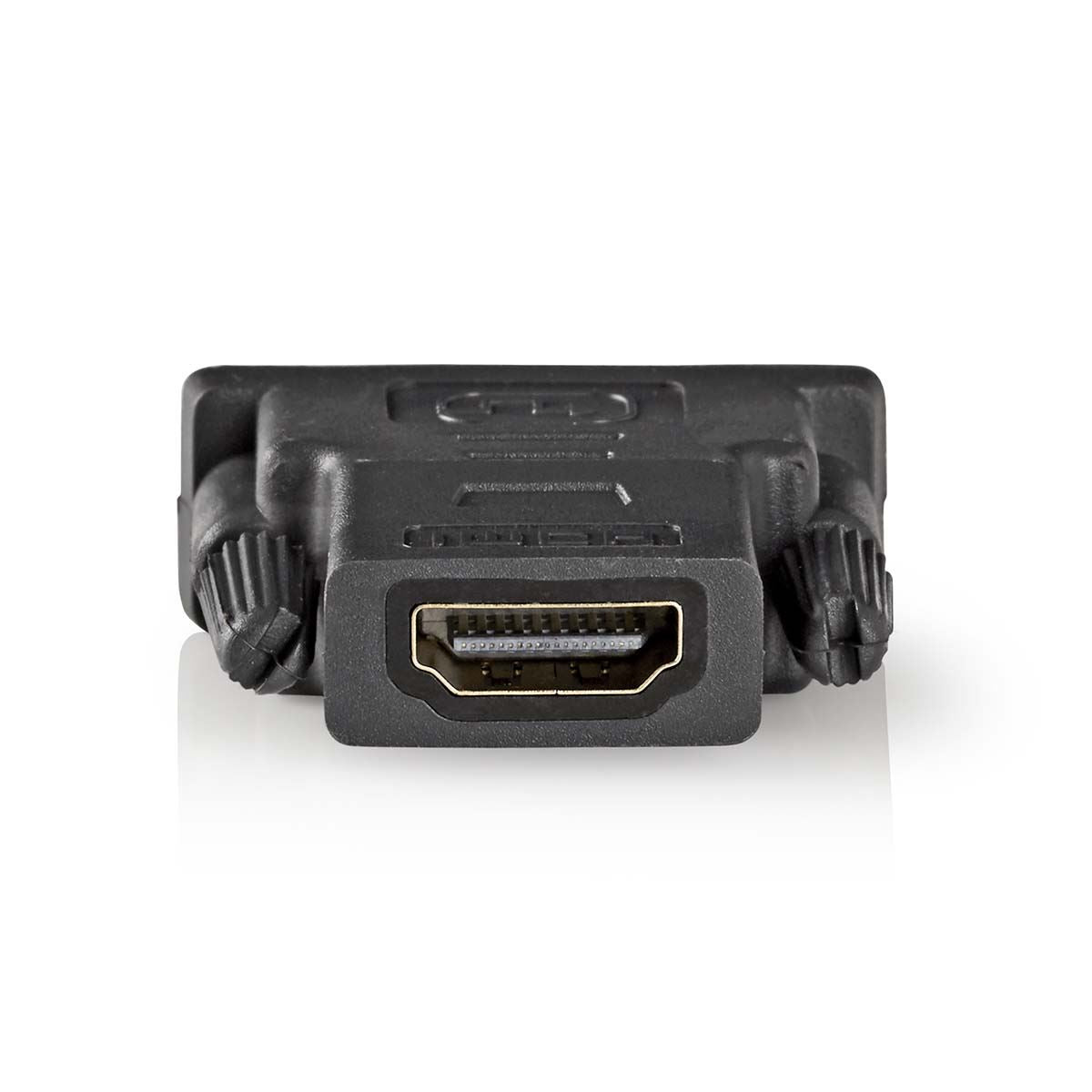 Nedis HDMI™ Adapter | HDMI™ Output | DVI-D 24+1-Pin Male | Gold Plated | Straight | PVC | Anthracite | 1 pcs | Window Box