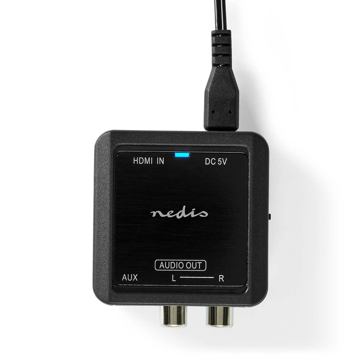 Nedis Digital Audio Converter | 1-way | Connection input: HDMI™ Input | Connection output: 2x (2x RCA Female) / 3.5 mm | Automatic | Anthracite