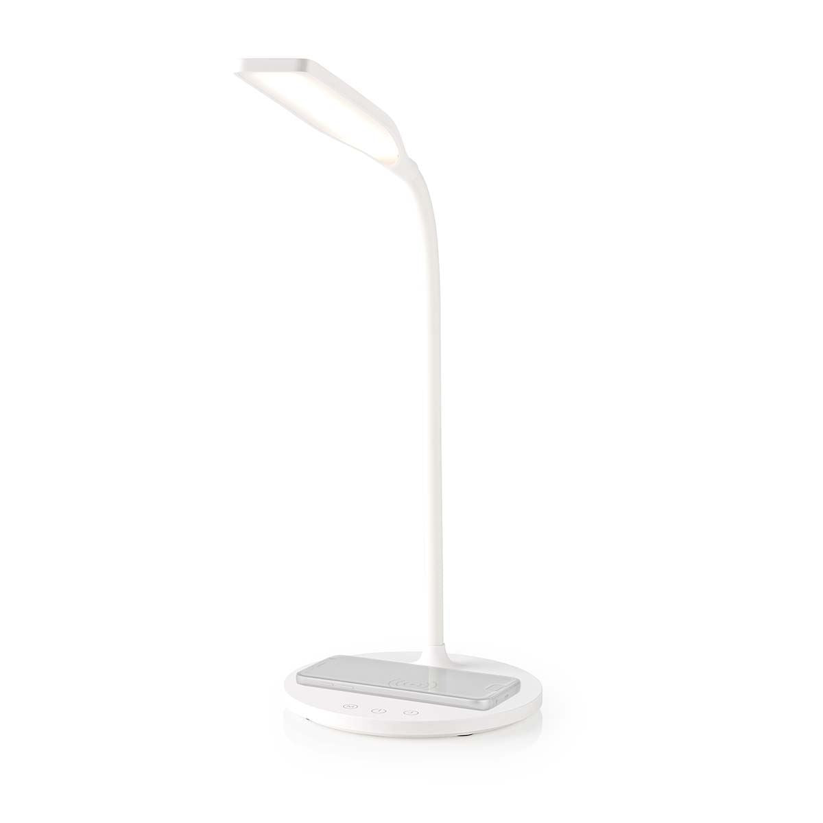 Nedis LED Lamp with Wireless Charger | Dimmer - On Product | LED | 15 W | With dimming | Cool White / Natural White / Warm White | 2700 - 6500 K
