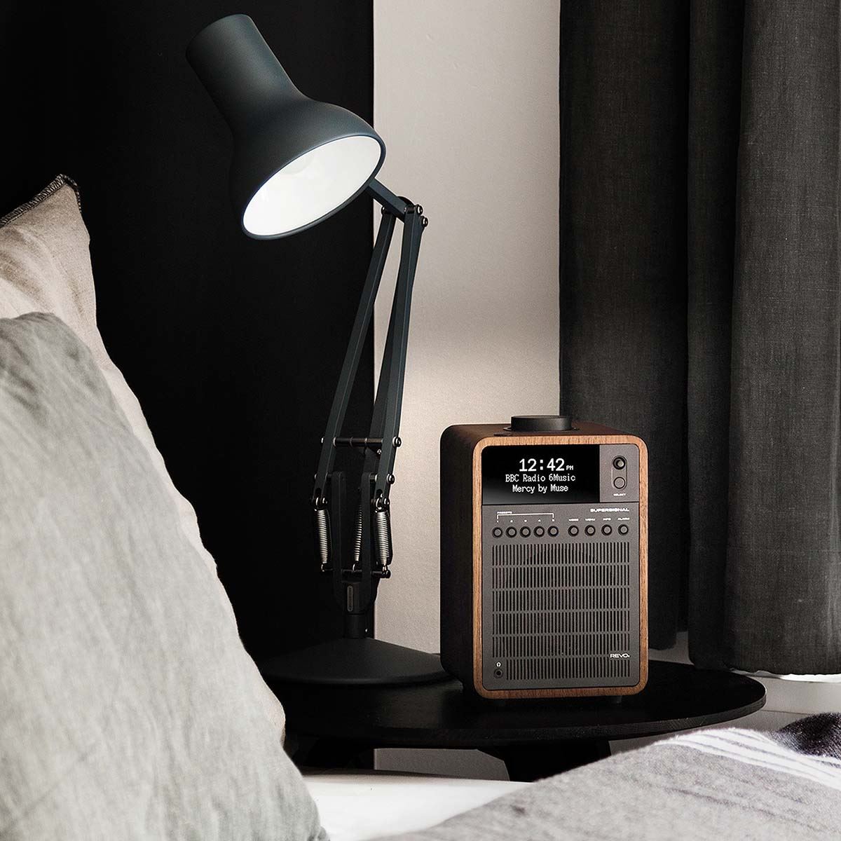 REVO SuperSignal DAB+ / FM / Bluetooth Combo Radio Walnut-Black