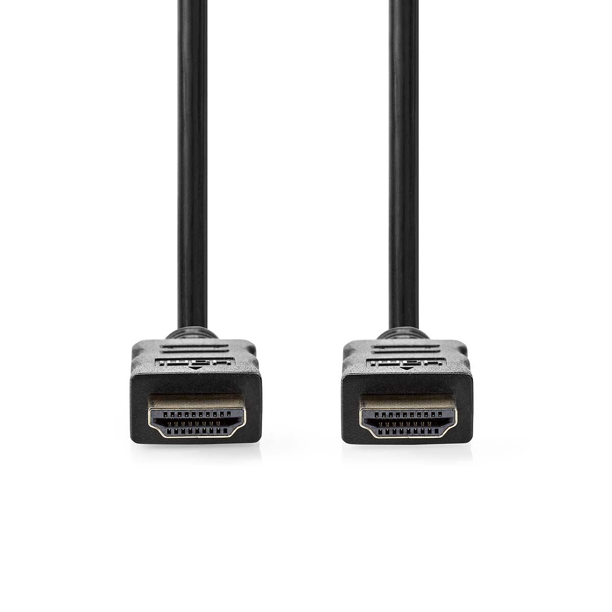 Nedis High Speed HDMI™ Cable with Ethernet | HDMI™ Connector | HDMI™ Connector | 4K@30Hz | ARC | 10.2 Gbps | 7.50 m | Round | PVC | Black | Blister