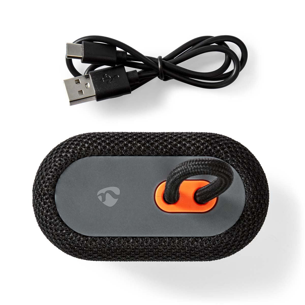 Nedis Bluetooth® Speaker | Maximum battery play time: 7 hrs | Handheld Design | 7 W | Mono | Built-in microphone | Linkable | Black