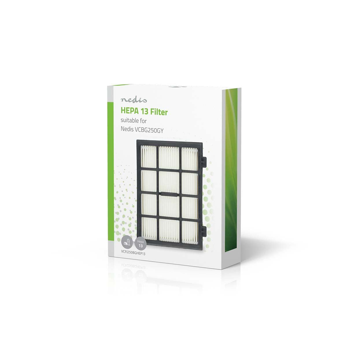 Nedis Replacement HEPA Filter | Replacement for: Nedis | Black / White