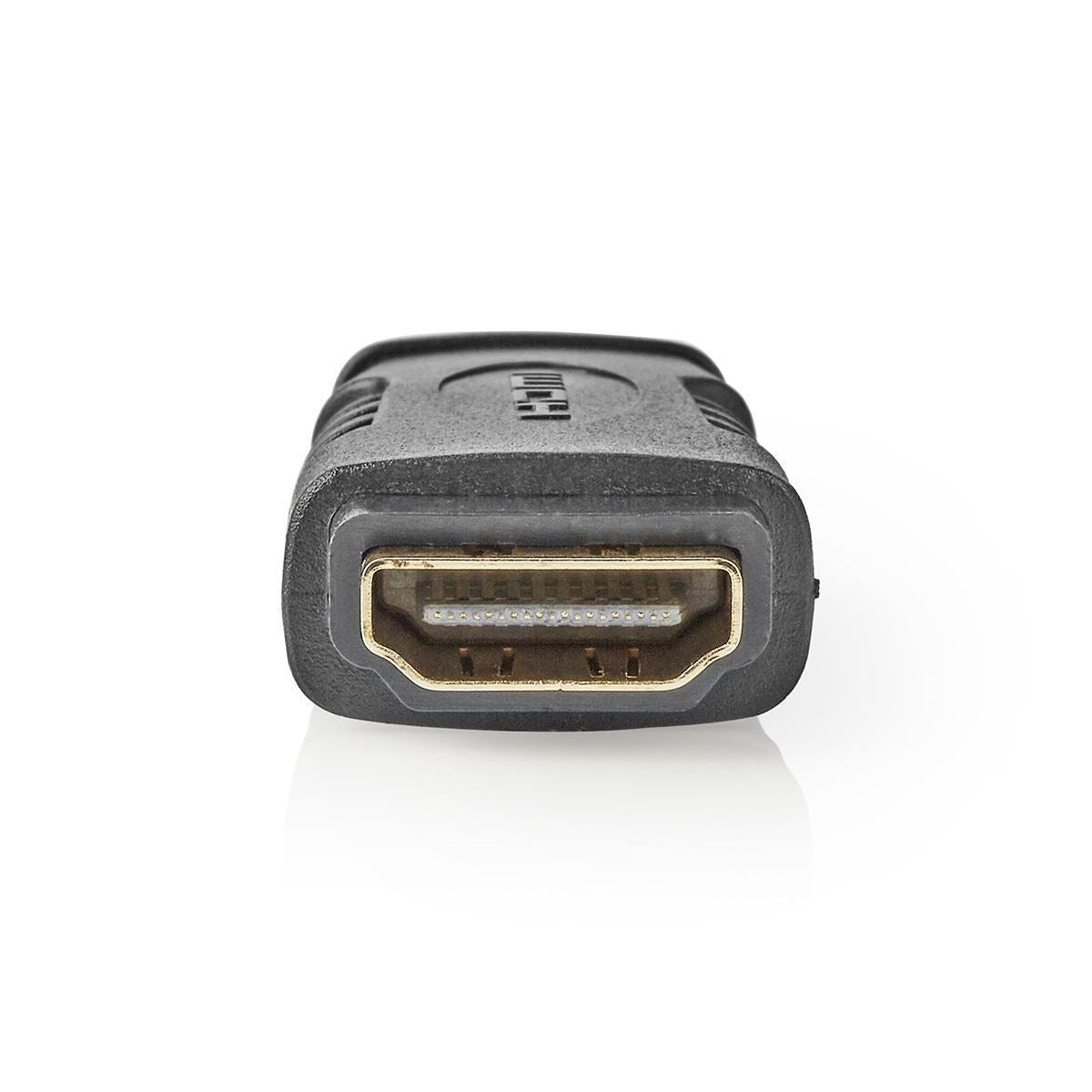 Nedis HDMI™ Adapter | HDMI™ Micro Connector | HDMI™ Output | Gold Plated | Straight | ABS | Black | 1 pcs | Box