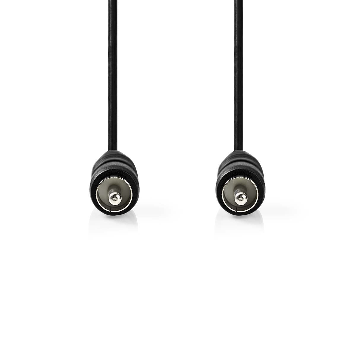 Nedis Digital Audio Cable | RCA Male | RCA Male | Nickel Plated | 1.00 m | Round | PVC | Black | Envelope