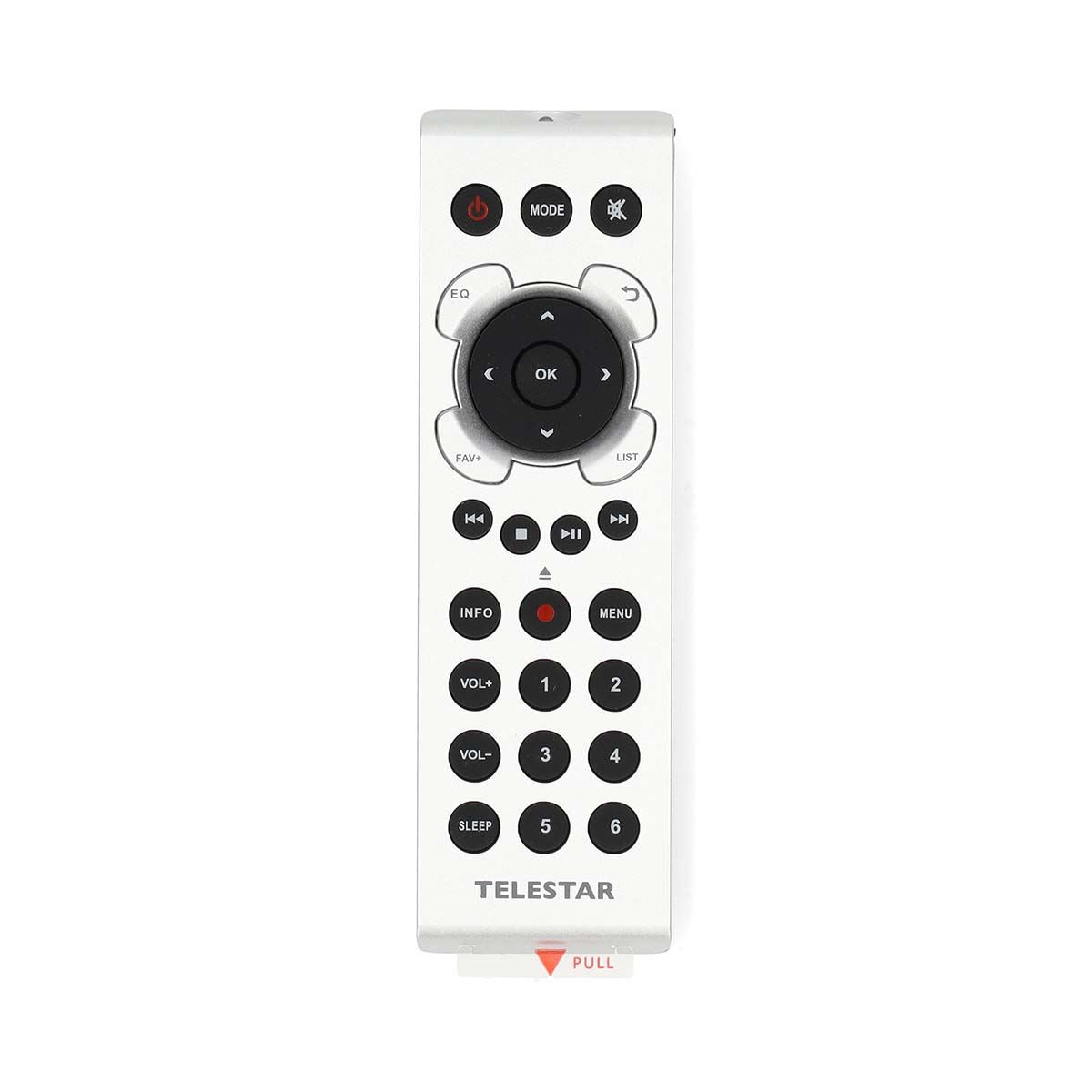 Telestar Remote Control DIRA M1 / M12i / M14i / S2 /S20C / S24i / S24 CD / S32i CD silver