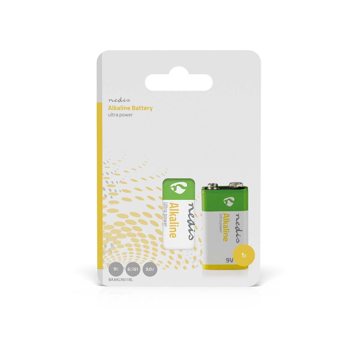 Nedis Alkaline Battery 9V | 6LR61 | 1-Pack