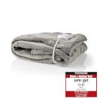 Nedis Electric Blanket | Overblanket | 1 Person | 180 x 130 cm | 9 Heat Settings | Washable | Overheating protection | Digital control | Fleece