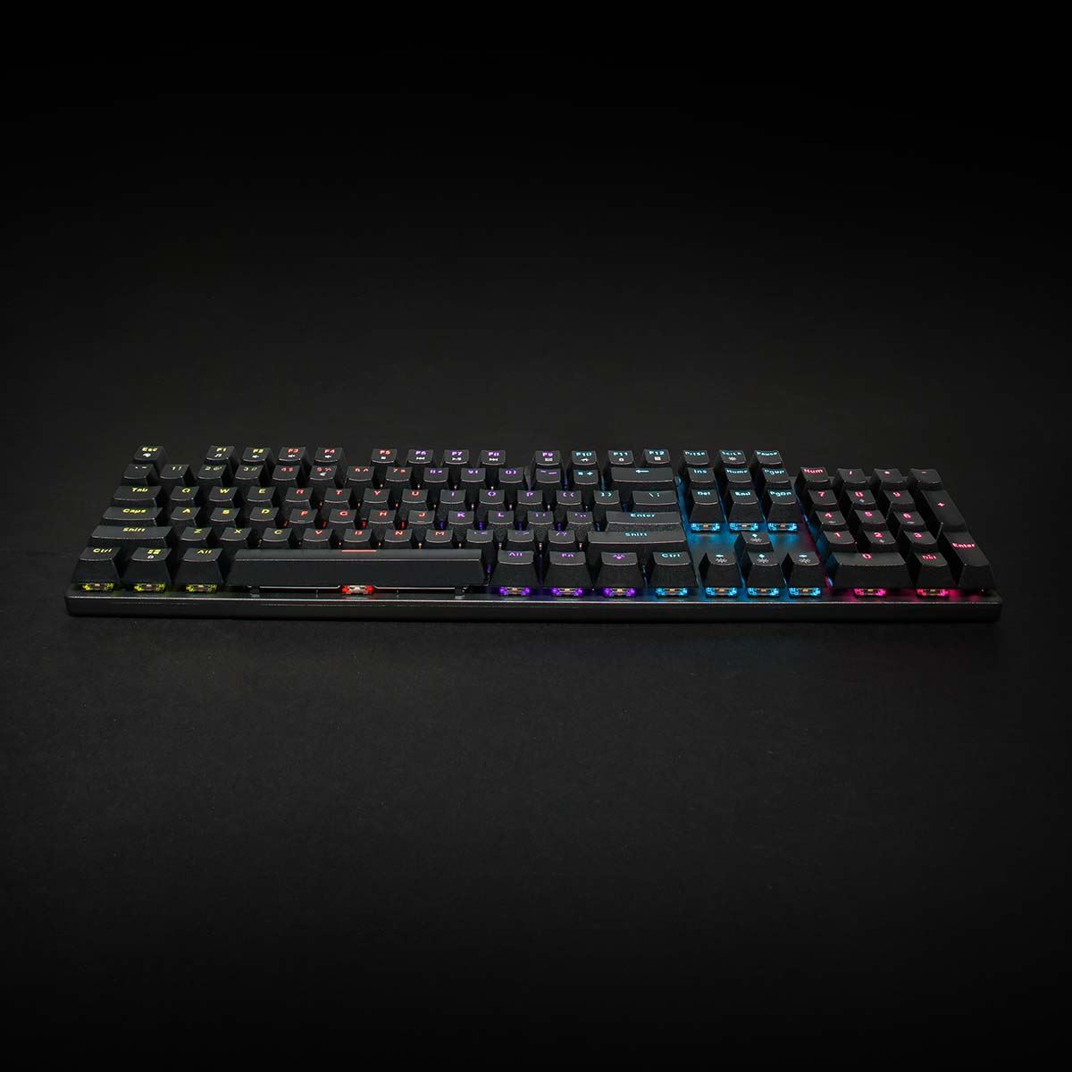 Nedis Wired Gaming Keyboard | USB Type-A | Mechanical Keys | LED | QWERTY | US Layout | USB Powered | Power cable length: 1.50 m | Gaming