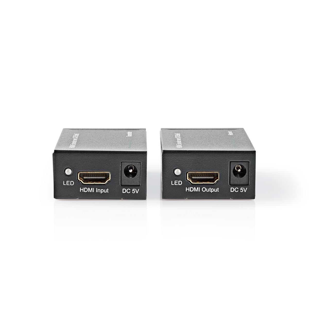 Nedis HDMI™ Extender | Over Cat6 | up to 60.0 m | 1080p | 1.65 Gbps | Metal | Anthracite
