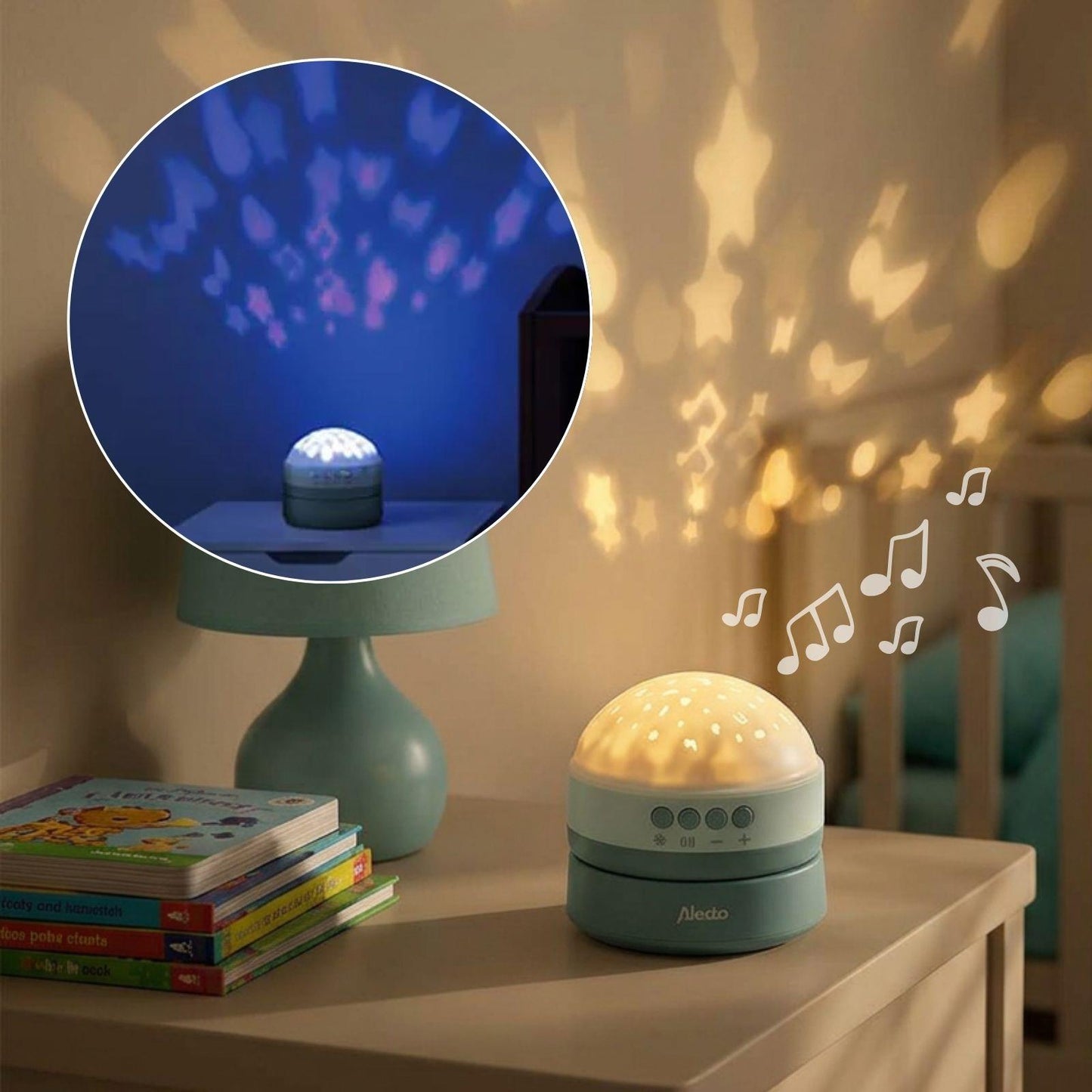 Alecto BC130 | Alecto White Noise Machine and Projector