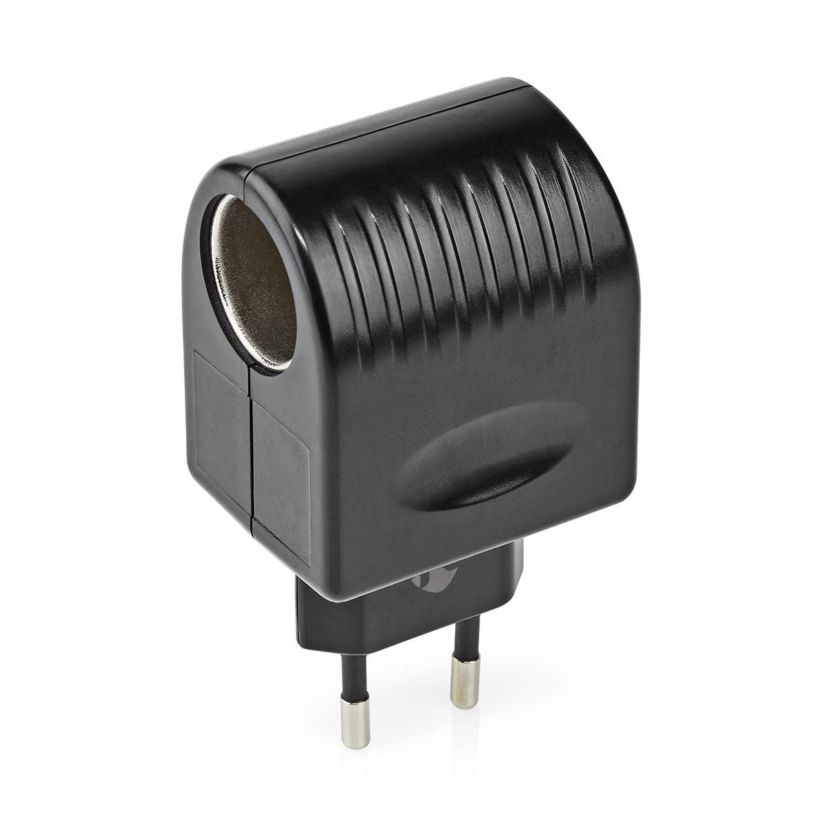 Nedis Power Socket Adapter | Type C (CEE 7/16) | 100 - 240 V AC 50/60 Hz | 12 V DC | 6 W | Mains Powered | 0.3 A | Black | Plastic