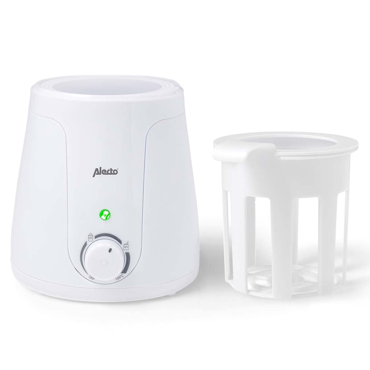 Alecto Baby Bottle Warmer | White