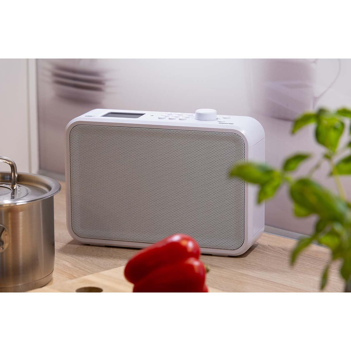 Imperial DABMAN i460 Multifunctional Radio White-Silver