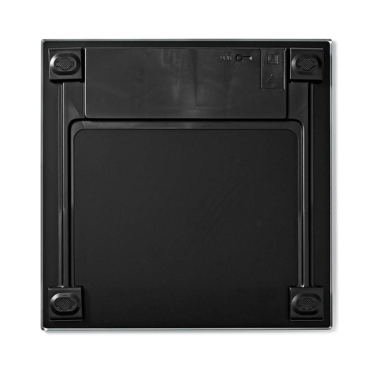 Nedis Personal Scale | Digital | Black | Tempered Glass | Maximum weighing capacity: 150 kg