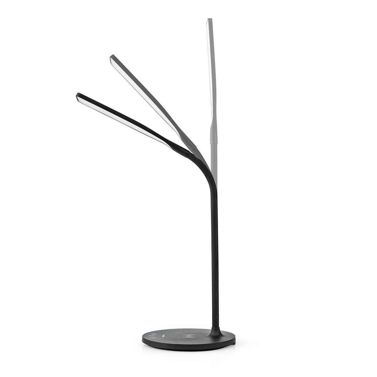 Nedis LED Lamp with Wireless Charger | Dimmer - On Product | LED / Qi | 15 W | With dimming | Cool White / Natural White / Warm White | 2700 - 6500 K