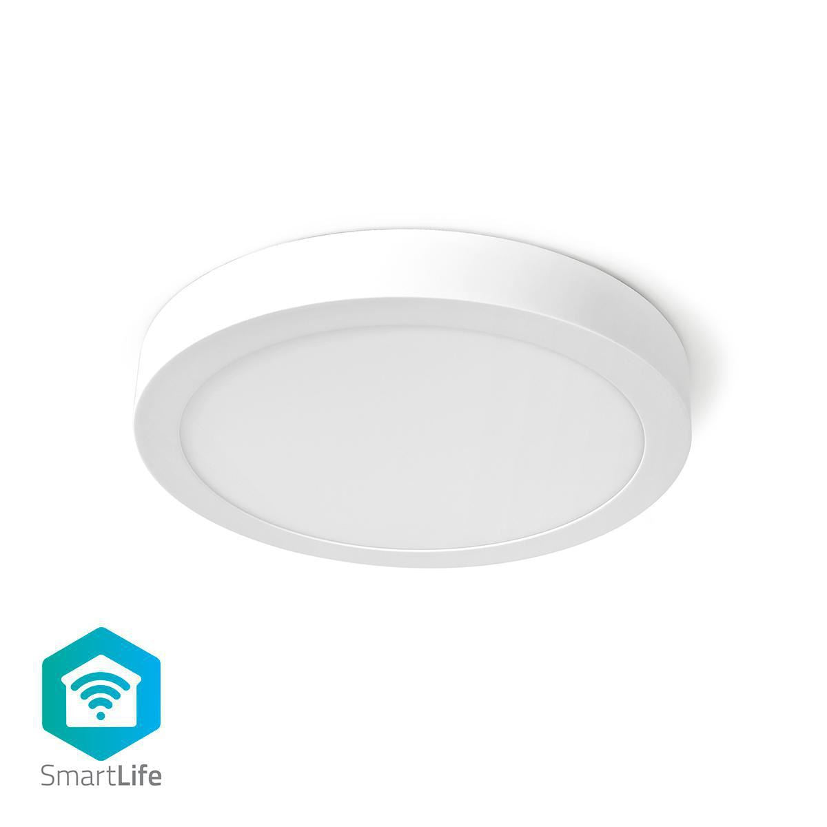 Nedis SmartLife Ceiling Light | Wi-Fi | Cool White / Warm White | Round | Diameter: 300 mm | 1200 lm | 2700 - 6500 K | IP20 | Energy class: G | Android™ / IOS