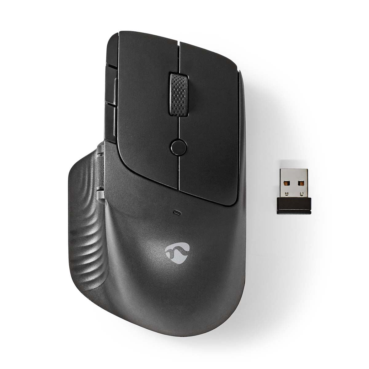 Nedis Mouse | Wireless | 800 / 1200 / 1600 dpi | Adjustable DPI | Number of buttons: 6 | Right-Handed