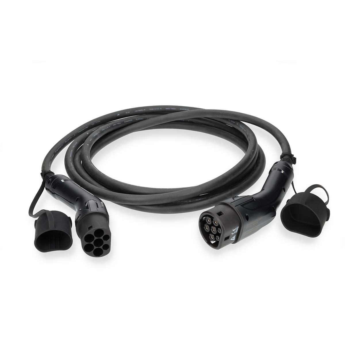 Nedis Electric Vehicle Charge Cable | Cable Type 2 | 32 A | 22000 W | 3-Phases | 5.00 m | Black | Gift Box
