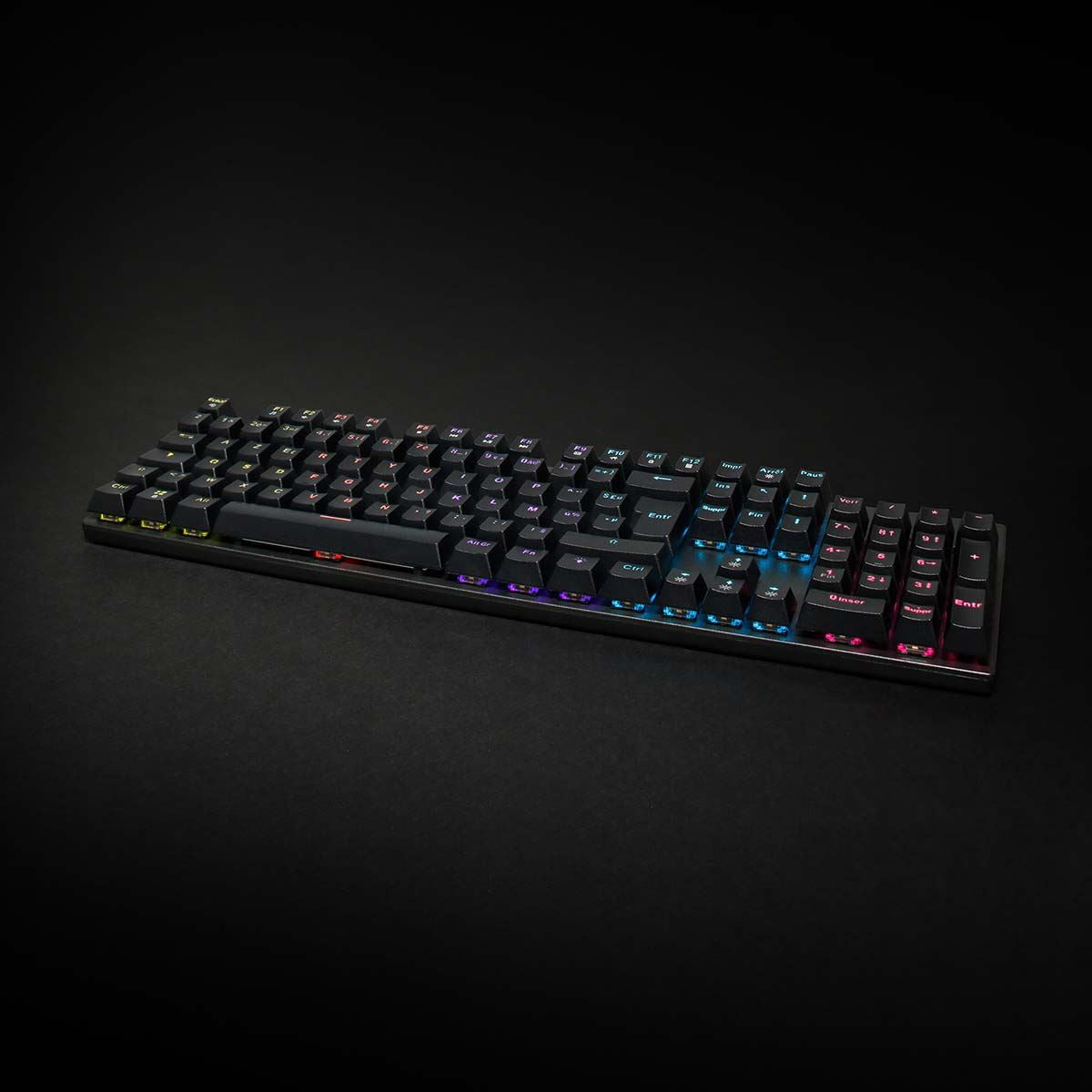 Nedis Wired Gaming Keyboard | USB Type-A | Mechanical Keys | LED | AZERTY | FR Layout | USB Powered | Power cable length: 1.50 m | Gaming